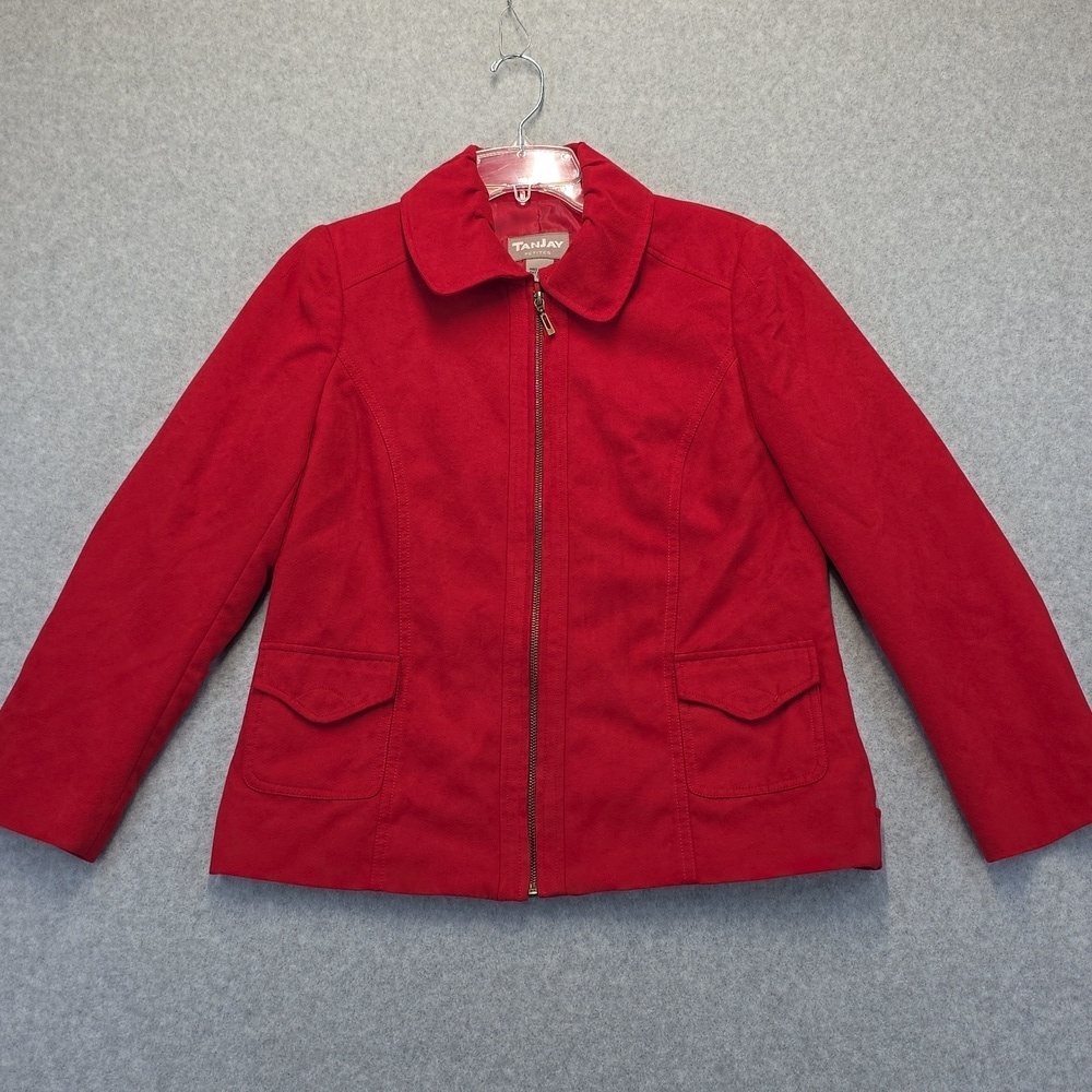 TanJay women's red jacket size 6P